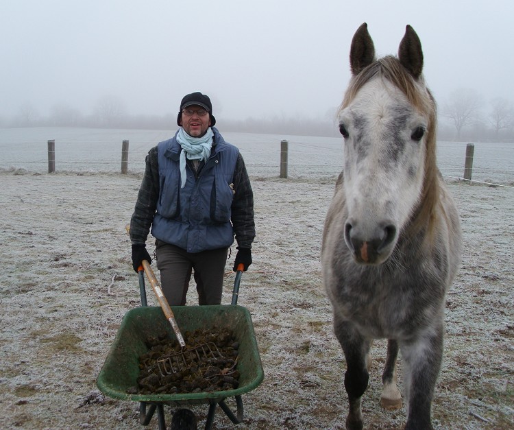 absammeln im Schnee