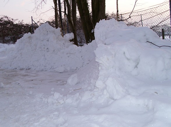 viel mehr schnee